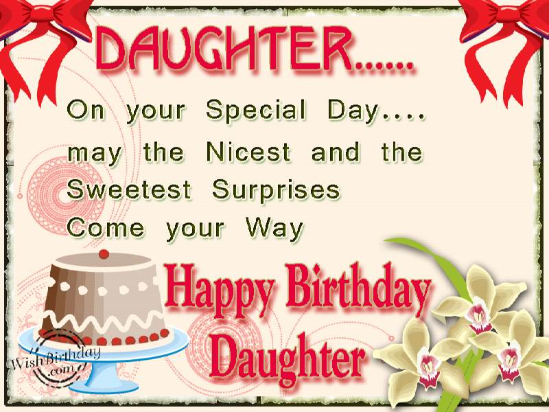 Lovely Daughter Happy Birthday