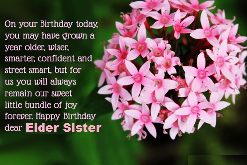 Happy Birthday Dear Elder Sister