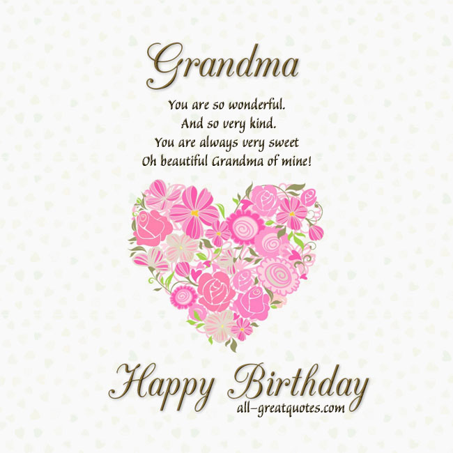 Birthday Wishes For Grandma Page 4