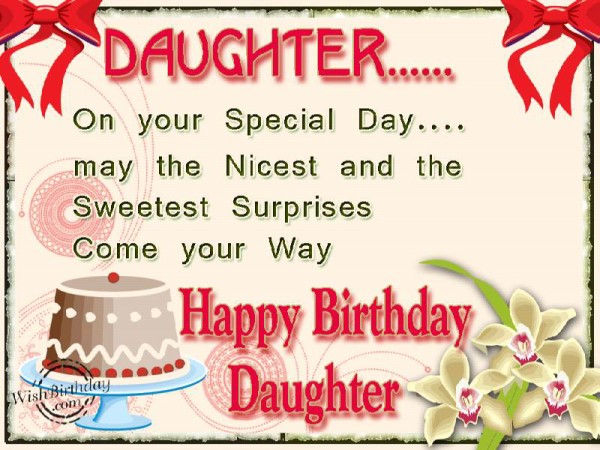 Lovely Daughter Happy Birthday Wish Birthday Birthday Wishes Pictures Images