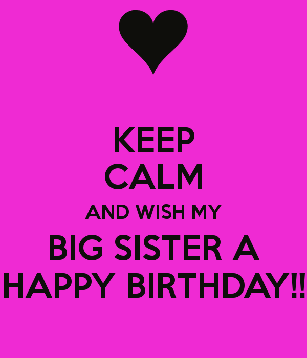 Wish For My Big Sister A Happy Birthday-wb01092