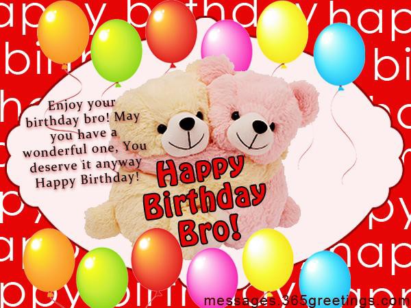 Enjoy Your Birthday Bro-wb4602