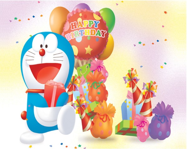 Happy Birthday - Doremon Image-wb6505