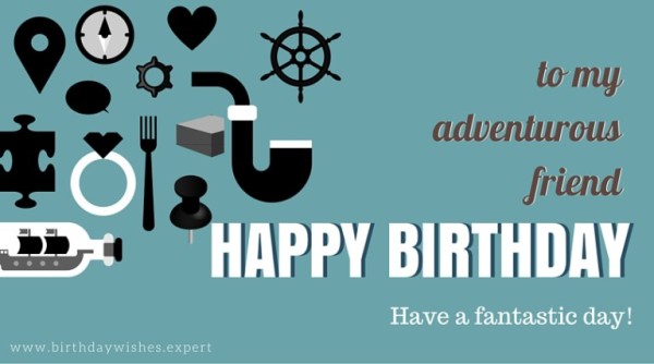 To My Adventurous Friend Happy Birthday-wb7735