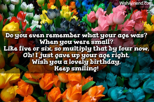 Wish You A Lovely Birthday Keep Smiling-wb6423